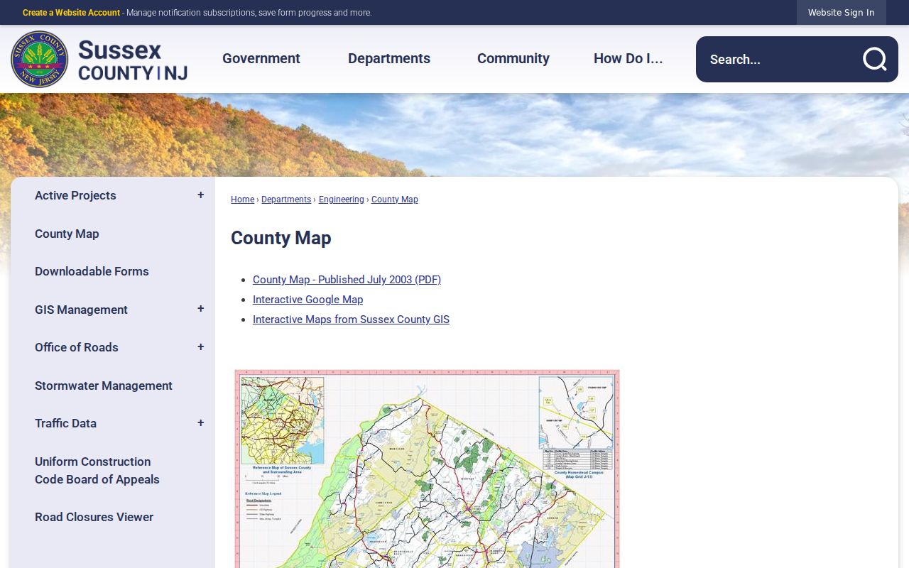 Vernon Township residents directory Sussex County GIS map links