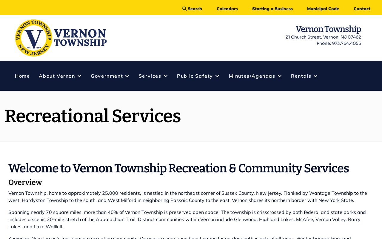 Vernon Township ZIP code community geography for Glenwood and Highland Lakes